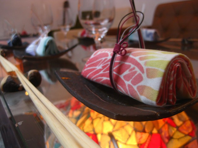 bohemian table setting