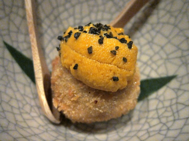 uni mushroom croquette