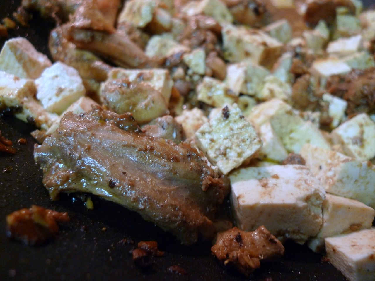 Szechuan Braised Rabbit with Tofu and Peanuts | food comas