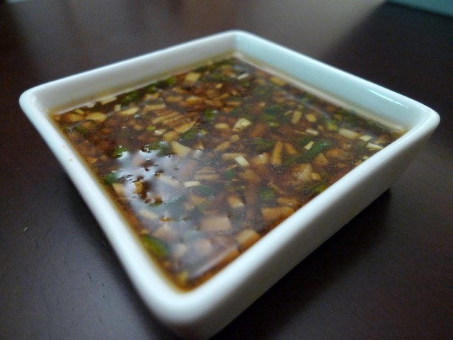 let the dressing stand for 10 minutes