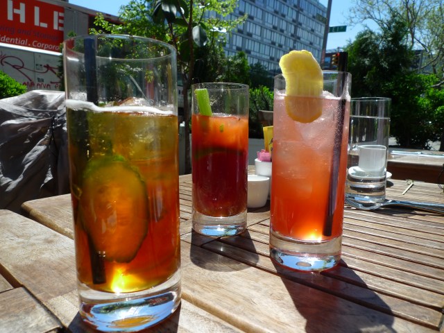 pimm's cup, bloody mary, anjou pear fizz