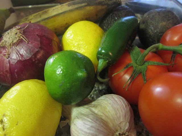 all ingredients ready