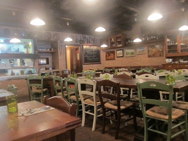 inside osteria morini