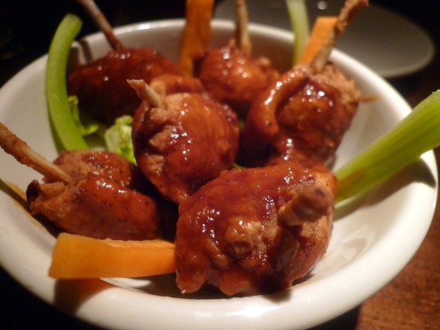 ancho chile chicken lollipops