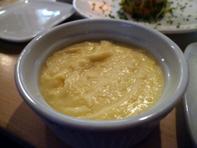 Yukon gold potato puree