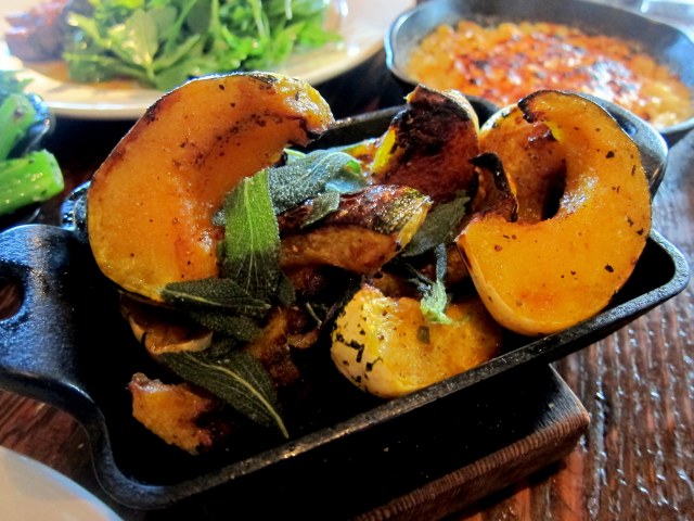 roasted delicata squash, honey, sage