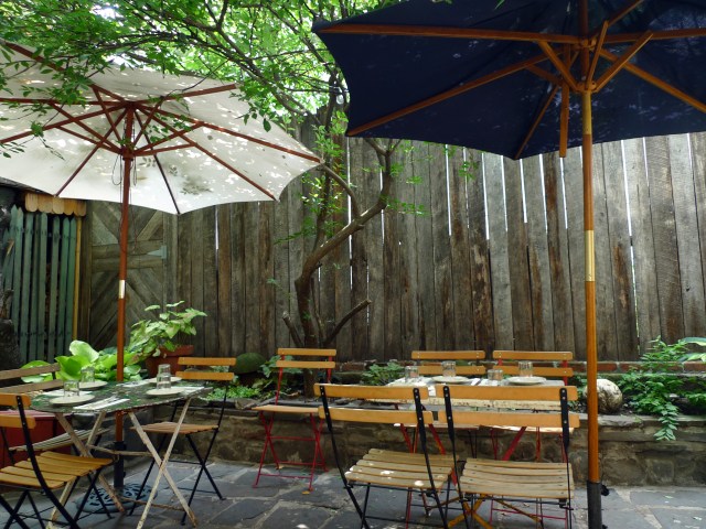 restaurant backyard