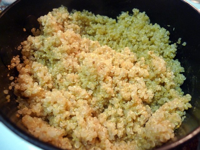 cook the quinoa on the stovetop