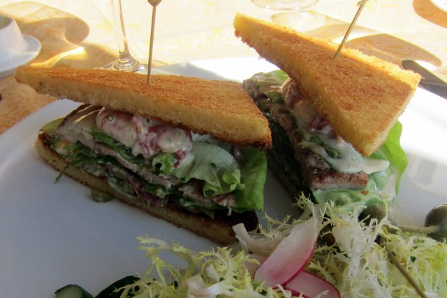 lobster and veal sandwich