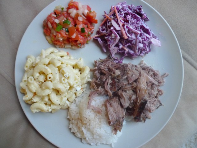 Hawaiian BBQ plate
