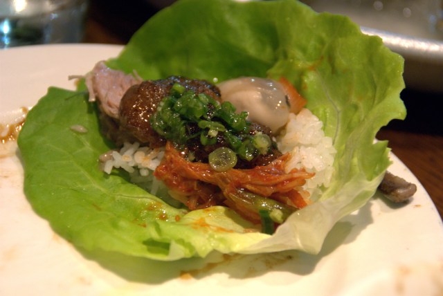 bo ssam lettuce wraps