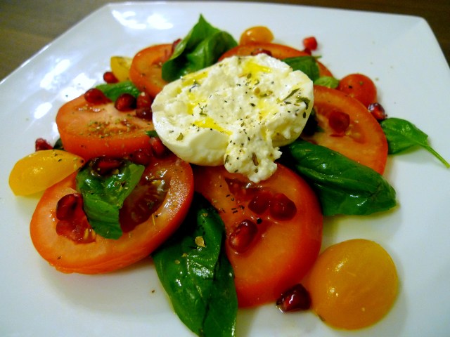 drizzle with olive oil and season