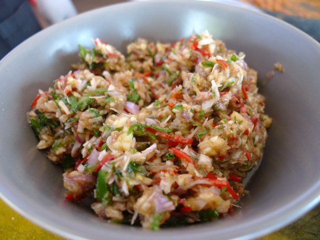 sambal matah - lemongrass + shallot sambal