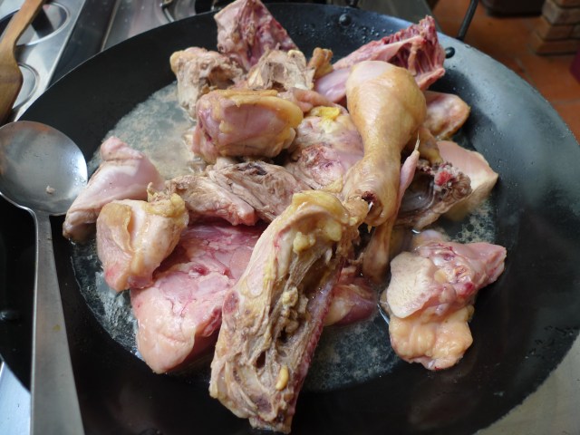 boil chicken