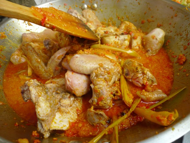 add the chicken to the mixture