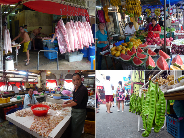 penang market tour