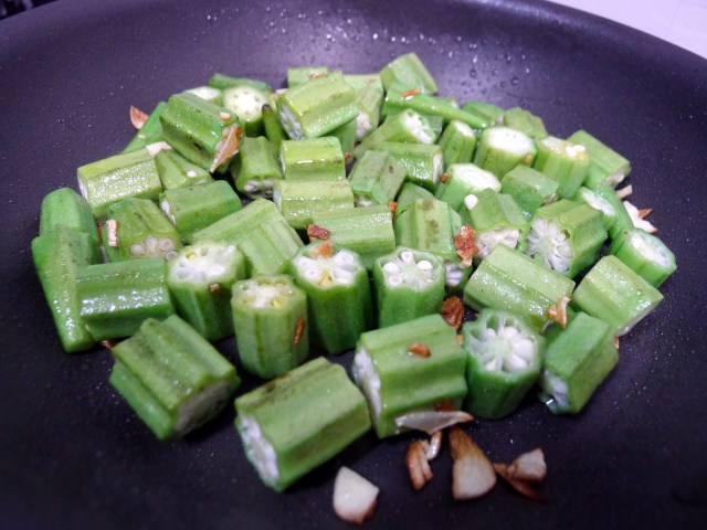 saute in a skillet with olive oil and garlic