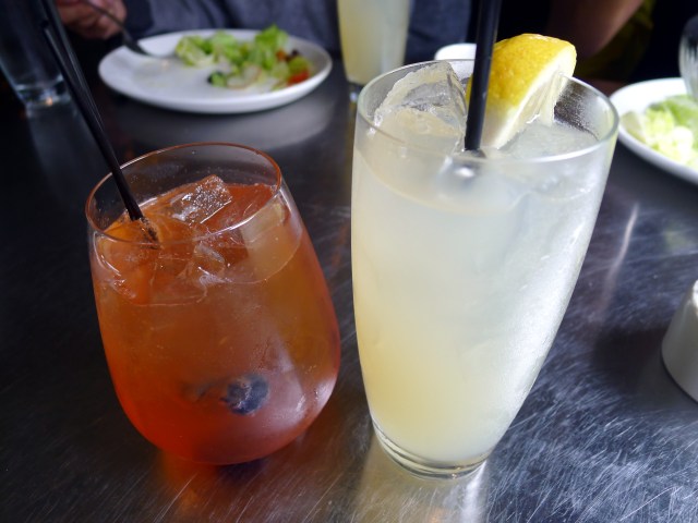 spring's pimms cup & ad hoc lemonade