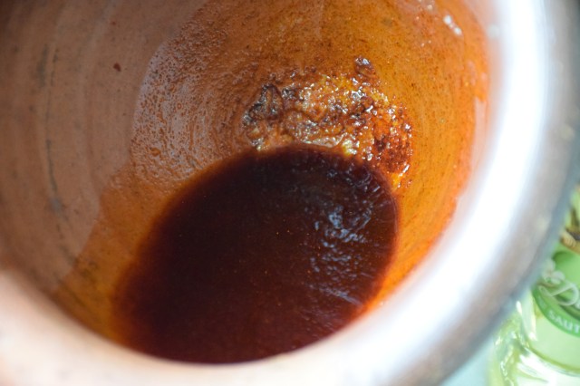 garlic, salt, paprika and olive oil marinade