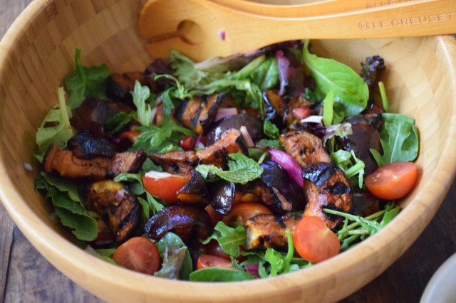 Smoked Paprika Aubergine & Mint Salad