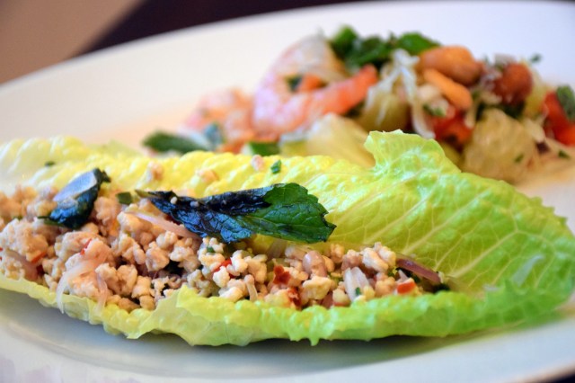Thai Minced Chicken Salad (Larb Gai)