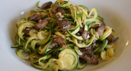 Zucchini Spaghetti Aglio e Olio